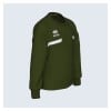 Errea Matt Round Neck Sweater Jacket Military Green-White