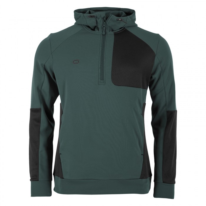 Stanno Plaza Brush Hooded Half-Zip Top