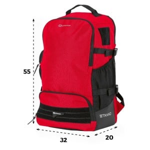 Stanno Squad Backpack Black-Red