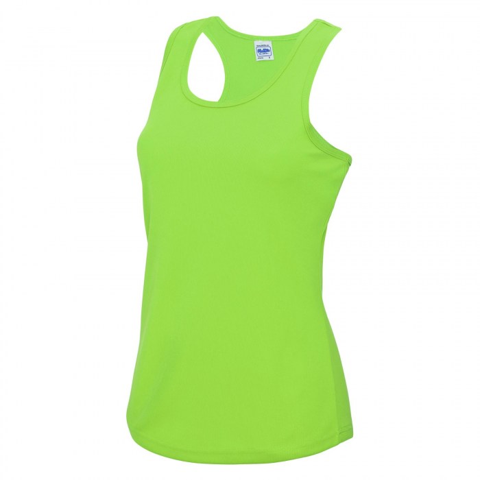 Womens Cool Performance Vest (W) Electric Green