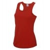 Womens Cool Performance Vest (W) Fire Red