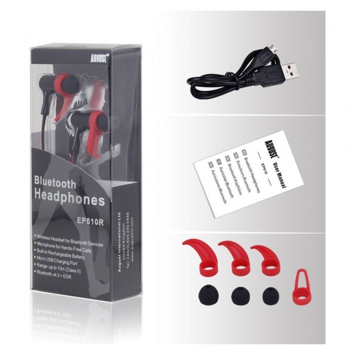 iDafodil Bluetooth In Wireless Sports Ear Headphones