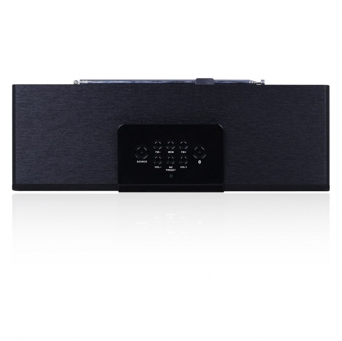 iDafodil Bluetooth Stereo Speaker with FM Radio - Black