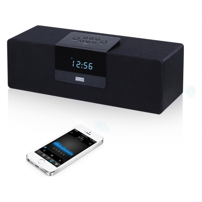 iDafodil Bluetooth Stereo Speaker with FM Radio - Black