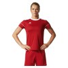 Adidas Womens Squadra 17 Short Sleeve Jersey (w) Power Red-White