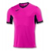 Joma Champion Iv Short Sleeve Shirt (m) Fluo Pink-Black