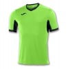 Joma Champion Iv Short Sleeve Shirt (m) Fluo Green-Black