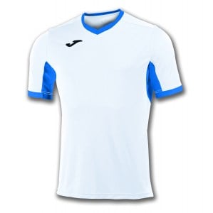 Joma Champion Iv Short Sleeve Shirt (m) White-Royal