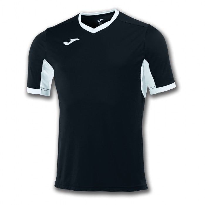 Joma Champion Iv Short Sleeve Shirt (m) Black-White