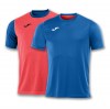 Joma REVERSIBLE T-SHIRT Royal-Dark Orange Fluo