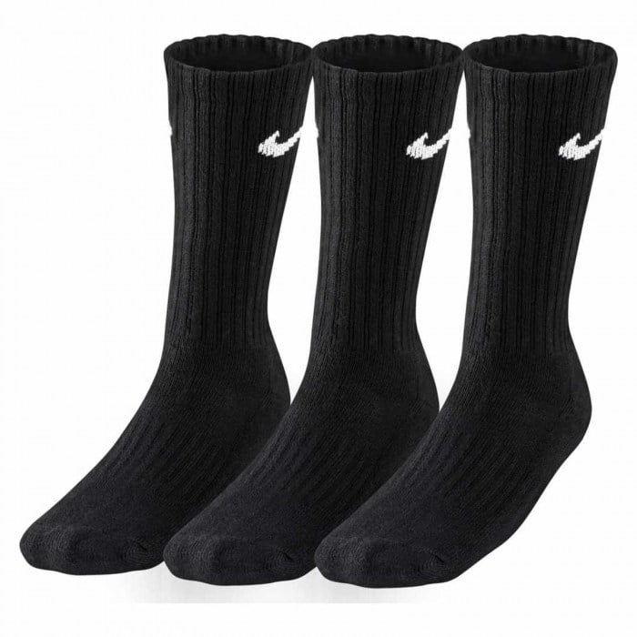 Nike 3 Pack Value Cotton Crew Training Socks - Kitlocker.com