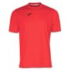 Joma Combi Short Sleeve Performance Shirt (m) Dark Orange Fluo