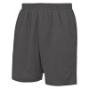 Cool Pocketed Training Shorts Charcoal