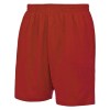 Cool Pocketed Training Shorts Fire Red