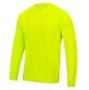 Cool Performance Tee Long Sleeve Electric Yellow