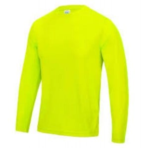 Cool Performance Tee Long Sleeve Electric Yellow