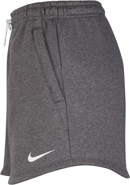Nike Womens Team Club 20 Fleece Shorts (W) Charcoal Heathr-White-White
