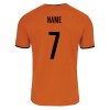 Errea Lennox Short Sleeve Shirt Orange-Black