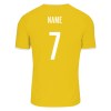 Errea Lennox Short Sleeve Shirt Yellow-White