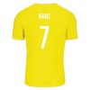 Errea Lennox Short Sleeve Shirt Yellow Fluo-White