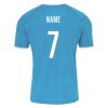 Errea Lennox Short Sleeve Shirt Cyan-White