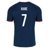 Errea Lennox Short Sleeve Shirt Navy-Red