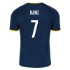 Errea Lennox Short Sleeve Shirt Navy-Yellow