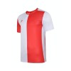 Umbro 50/50 Short Sleeve Shirt Vermillion-White