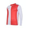 Umbro 50/50 Long Sleeve Football Shirt Vermillion-White