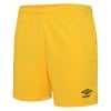 Umbro Club Shorts Yellow