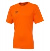 Umbro Club Short Sleeve Shirt Shocking Orange