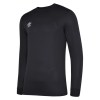 Umbro Club Long Sleeve Football Jersey Black