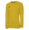 Umbro Club Long Sleeve Football Jersey Yellow