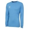 Umbro Club Long Sleeve Football Jersey Sky Blue