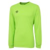 Umbro Club Long Sleeve Football Jersey Green Gecko