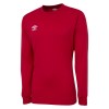Umbro Club Long Sleeve Football Jersey Vermillion