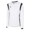 Umbro Spartan Long Sleeve Football Shirt White-Black