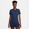 Nike Womens Academy 23 Short Sleeve Training Top (W) Obsidian-Volt-White