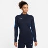 Nike Womens Dri-Fit Academy 23 Drill Top (W) Obsidian-Royal Blue-White