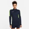 Nike Womens Dri-Fit Academy 23 Drill Top (W) Obsidian-Volt-White