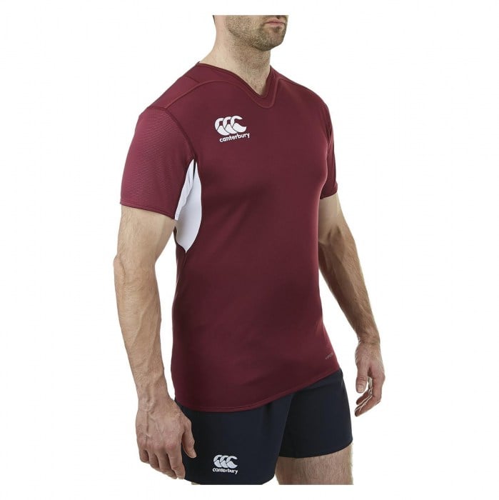 Canterbury Vapodri Challenge Rugby Jersey Maroon-White-3-44030-4452