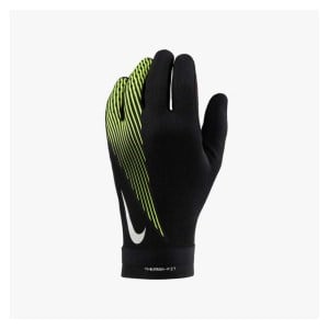 Nike Academy Field Therma-FIT Player Gloves - Black/Black/Volt