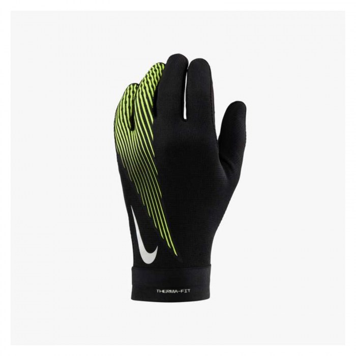 Nike Academy Field Therma-FIT Player Gloves - Black/Black/Volt