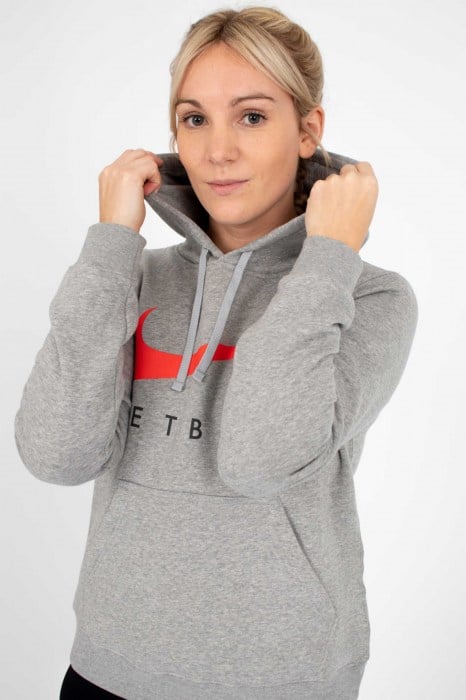 ENGLAND NETBALL SWOOSH YOUTHS HOODIE - Dark Grey Heather