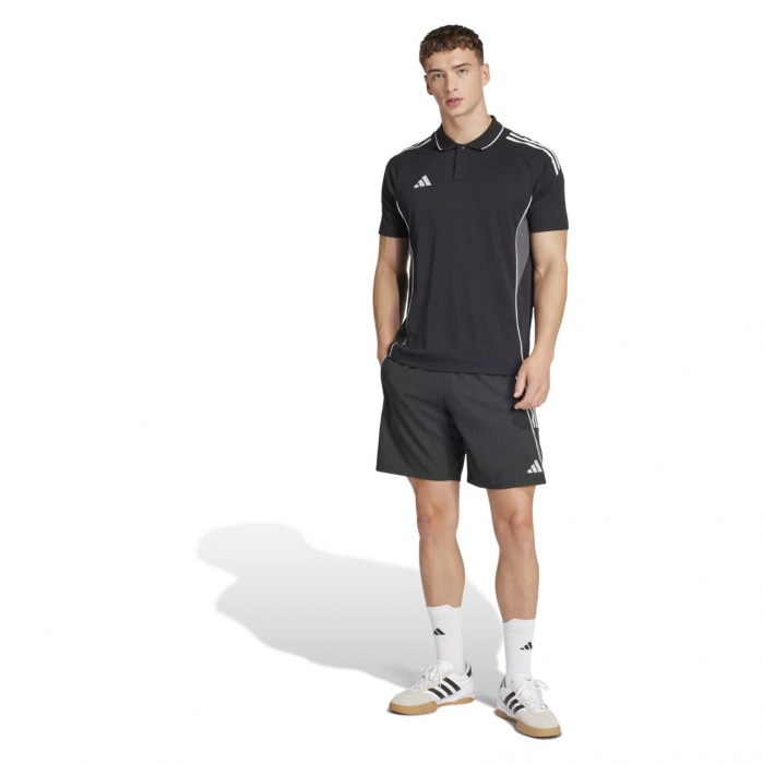 adidas Tiro 25 Competition Polo Shirt - Black/White