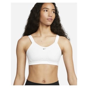 Nike Alpha High-Support Padded Sports Bra - White/White/Stone Mauve/Black