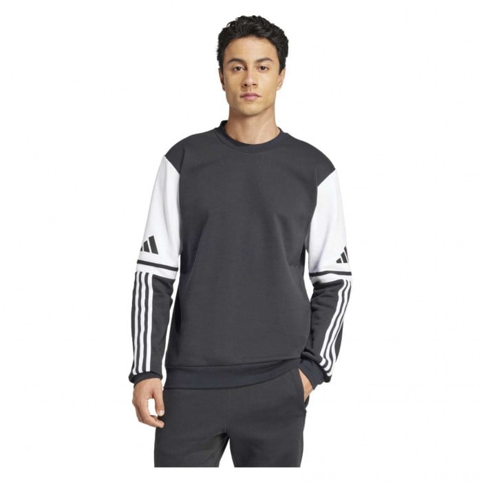 adidas Squadra 25 Sweat Crew Top - Black/White