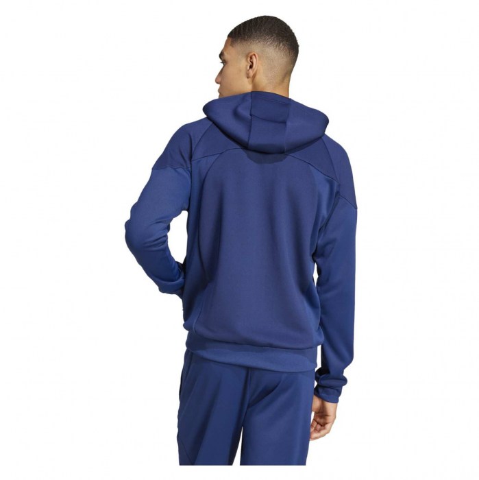 adidas Tiro 25 Travel Full-Zip Hoodie - Team Navy Blue