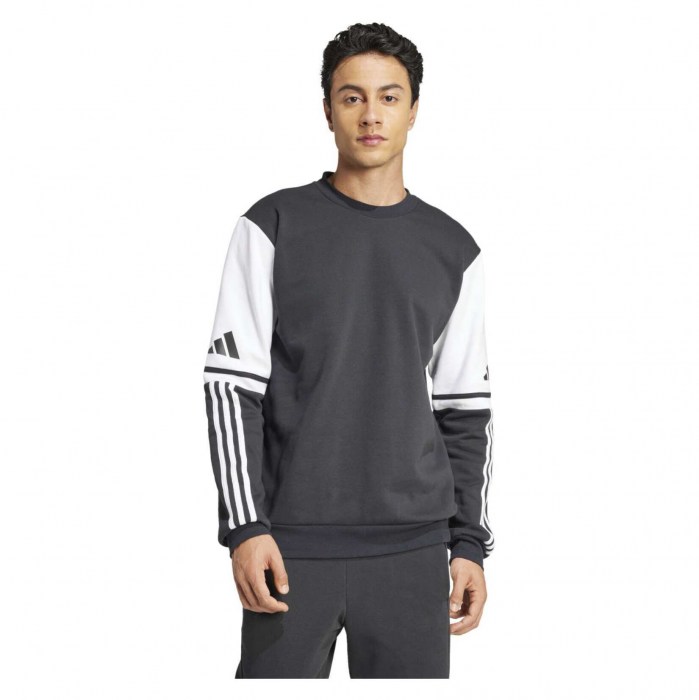 adidas Squadra 25 Sweat Crew Top - Black/White