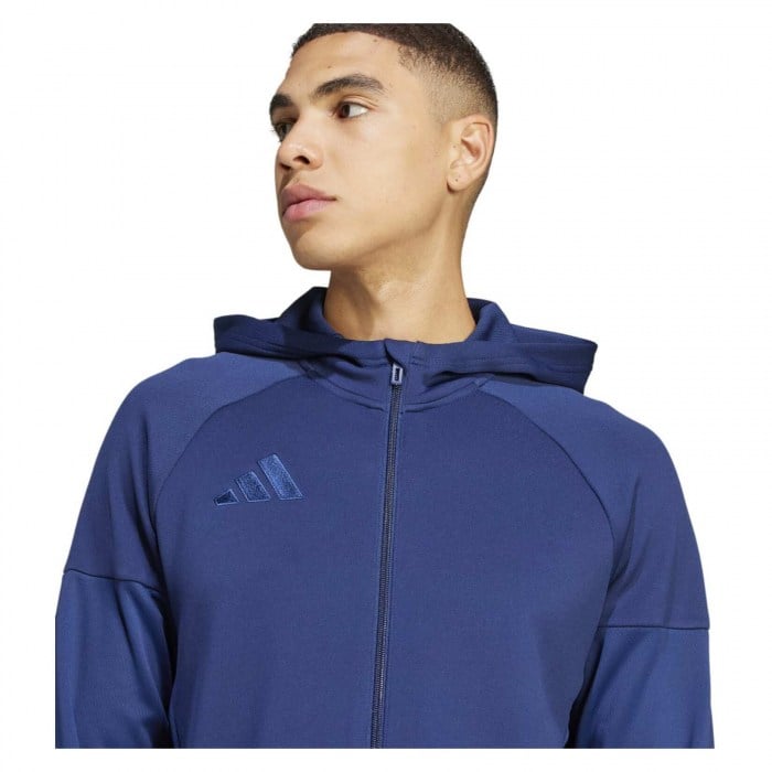 adidas Tiro 25 Travel Full-Zip Hoodie - Team Navy Blue